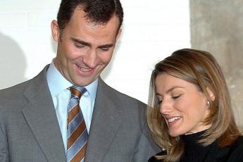 Kroonprins Felipe en prinses Letizia.