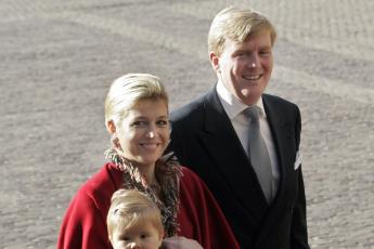 Aankomst bij paleis het Loo in Apeldoorn voor de doop van Claus-Casimir.