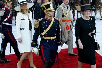 Koningin Beatrix, kroonprins Willem-Alexander en prinses Mxima zijn op staatsbezoek in Argentini.