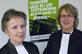 Kinderrechters Oostveen (l.) en Bosker.