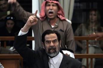 Saddam Hussein.