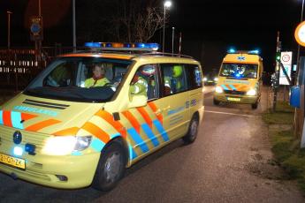 Ambulances op weg om hulp te bieden.