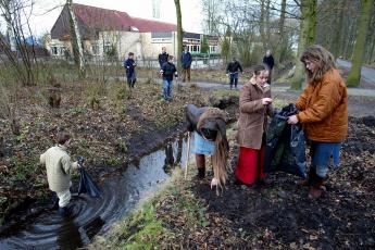 Leerlingen van de schoonste basisschool van Nederland.