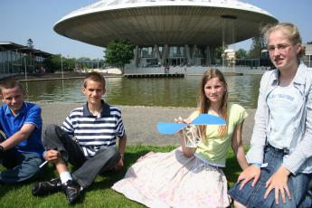 V.l.n.r. Gerard, Jan Willem, Judith en Joke .