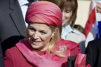 Ook prinses Mxima houdt van roze.