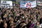 Scholierenprotest Amsterdam