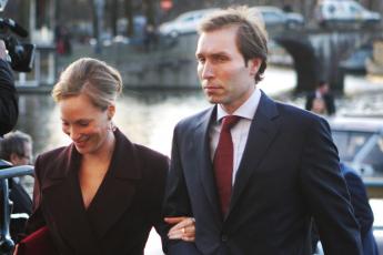 Prinses Margarita met haar vriend Tjalling ten Cate.