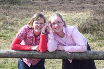 Andrea (links) en Danille (rechts).