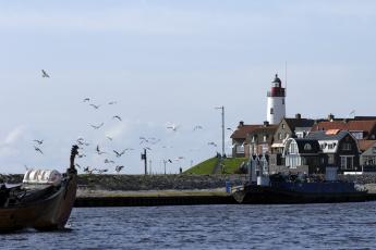 Het schip bij Urk.