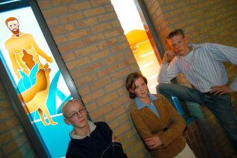 Rutger, Eline en Guido.