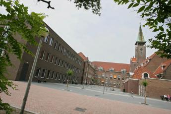 Het vernieuwde pand van het Hoornbeeck College in Amersfoort.