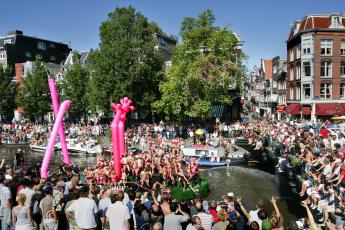 Gay Pride 2007 in Amsterdam.