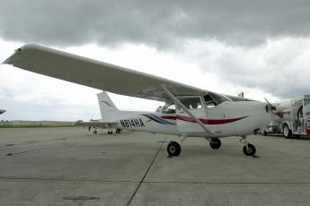 Een Cessna vliegtuigje.