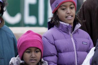 Sasha en Malia Obama