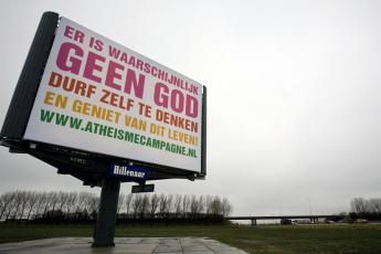 Het billboard langs de A4.