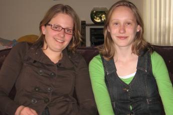 Links Joanne, rechts Maaike.