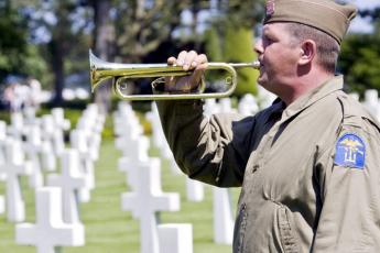 De 65e herdenking van D-day in Frankrijk.