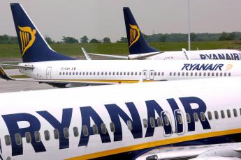 Vliegtuigen van Ryanair.