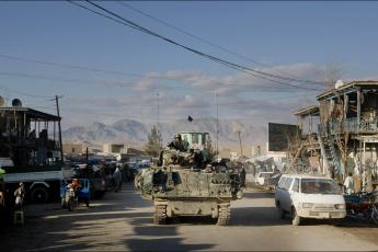 Nederlandse militairen in Uruzgan.