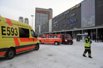 Het winkelcentrum in Espoo.